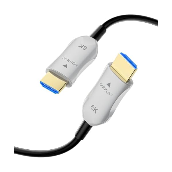 【貨物輸送無料】8Kグラスファイバーhdmi 2.1有線テレビ 15m 長々しい活動的 HDMI 有線テレビ高速道路衣料繊維 H