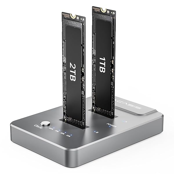 【貨物輸送無料】ACASIS M.2 SSD クローン, SSD クローン USB Type C 10Gbps, 助けることオフラインクローン, m .2 nv