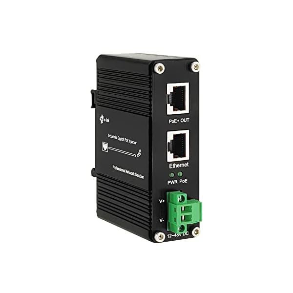 【送料無料】強化された産業用ギガビットPoE+インジェクター、12～48V入力PoE +アダプター、IEE｜ロイヤルアース2025 16,177円