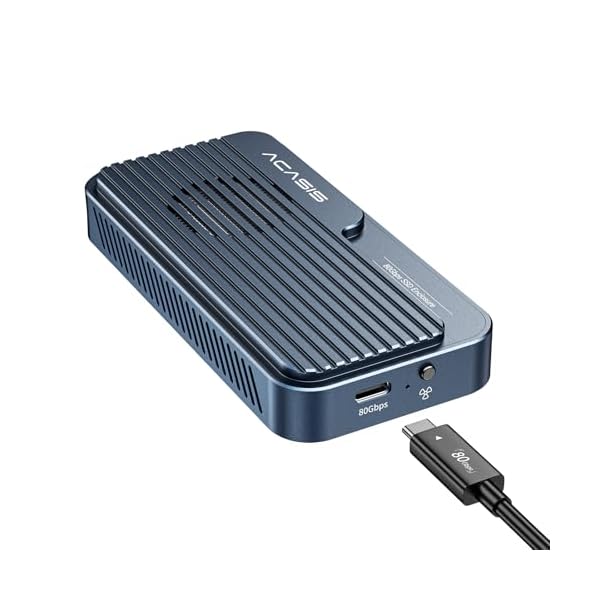 【貨物輸送無料】80Gbps M.2 SSD 外後ばらい入れもの,落ち居る気違い内蔵 Thunderbolt5 / USB4 v 2.0 完膚なきまでな取り替えっこ性、Thun