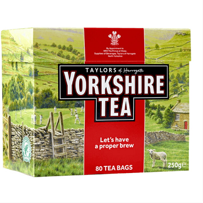 楽天市場 80袋入り 6箱セット Taylors Of Harrogate Yorkshire Tea ヨークシャーティー イギリス 紅茶 ロイヤルグディーズ