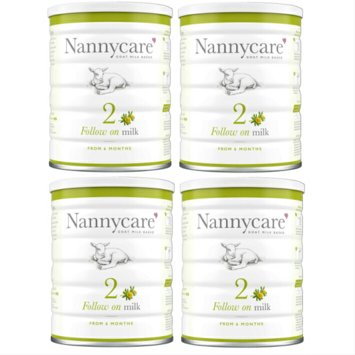 【800g 4缶セット・6カ月から】Nannycare follow on milk Goat Milk Based 乳児用ヤギミルク【まとめ買いでお得!】|ロイヤルグディーズ