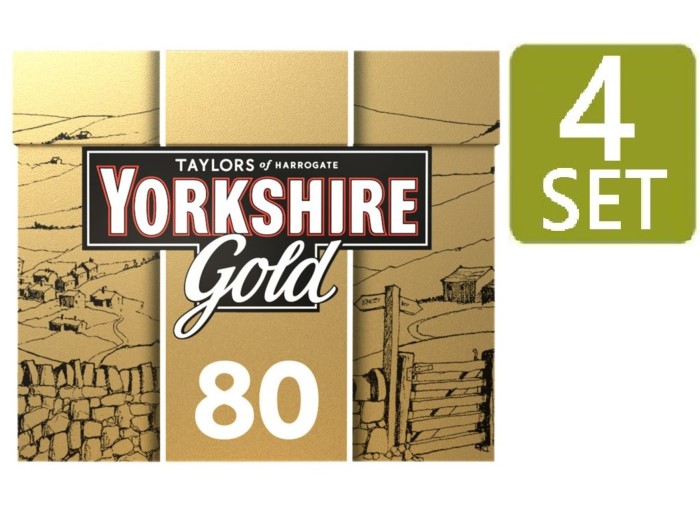 ヨークシャーティー　80個入り　4箱セット 楽天市場】[80袋入り 4箱セット] TAYLORS of HARROGATE