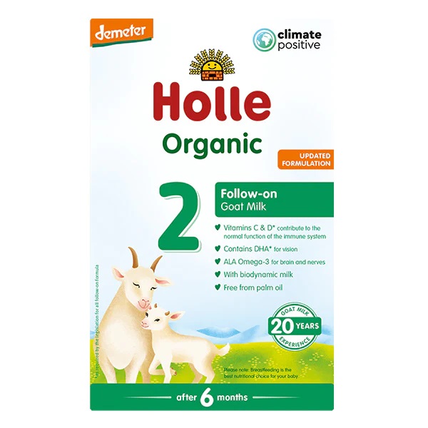 【あや】Holle Bio ホレ　ヤギ　粉ミルク　3箱 Holle Holle ホレ オーガニック 山羊 ヤギ粉ミルク Step 4 (12