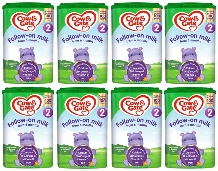 【楽天市場】[800g x 8個セット・6カ月から] カウ＆ゲート 乳児用 粉ミルク Cow & Gate 2 Follow On Baby