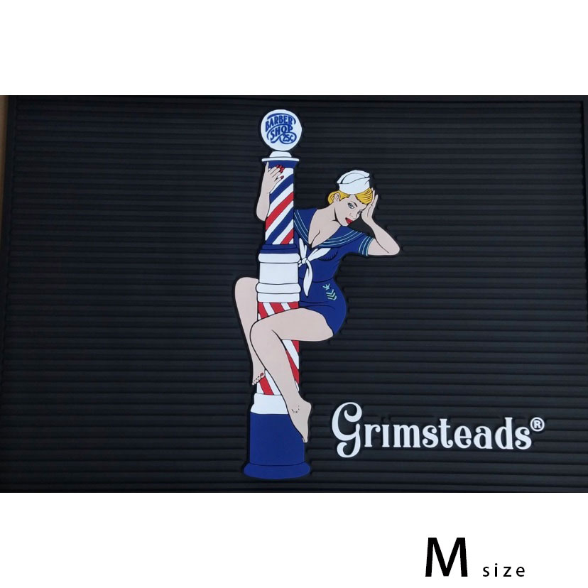 楽天市場 ツールマット Barber Pole Pinup Girl Tool Mat L 床屋 理容 美容室 バーバーショップ お洒落ヘアーサロン クリッパーや鋏を置くマットです Royal Knight 東京 Royal Knight Tokyo 楽天市場店