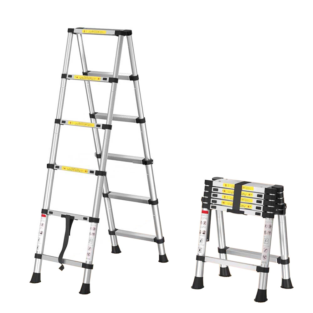 楽天市場】コンパクト 収納 【 スティック 脚立 6段タイプ 】 折畳式