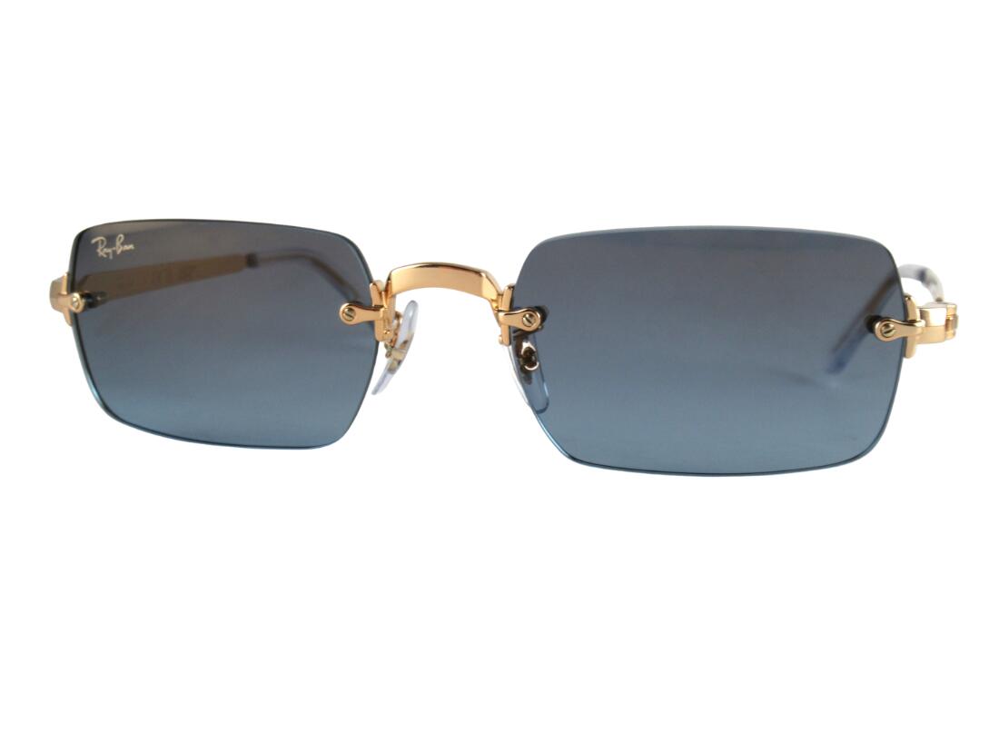 RayBan/レイバン&times;ASAP RockyRB3928V 001/S2 S54エイサップ・ロッキーサングラスフチなし　リムレスミニマルなメタルコレクションエッジの効いたスクエアデザインメンズ　レディース特別価格定価39,710円｜ＲＯＹＡＬ　ＭＯＯＮ