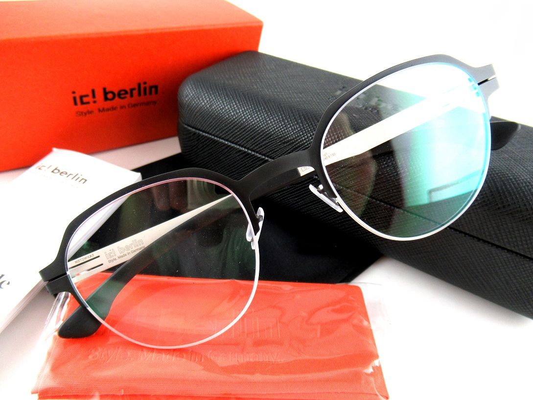 【ポイント10倍】 ic!berlin/アイシーベルリン January Collection Ari offwhite black 【基本レンズ無料】【送料無料】