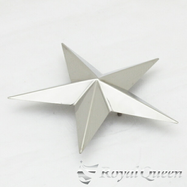 楽天市場 送料無料 星型 ステンレス 飾り 1個 装飾 トラック デコトラ パーツ トラック用品 ステンレス Royalqueen Royal Queen