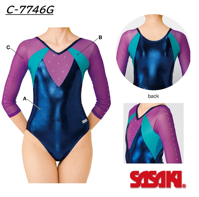 楽天市場】【NEW ITEM】体操 ササキスポーツ SASAKI レオタード オーダーコンポ ラインストーン付き C-7748G : ロイヤルスポーツ 楽天市場】【NEW ITEM】体操 ササキスポーツ SASAKI レオタード オーダーコンポ ラインストーン付き C-7748G : ロイヤルスポーツ
