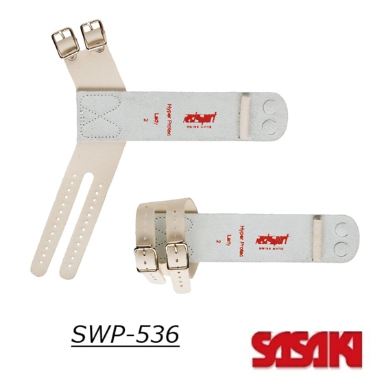 【2026 新商品】体操　スイス製　レディーススーパープロテクター　段違い平行棒用２ツ穴 SWP-536　SASAKI　ササキスポーツ　牛皮革 11,722円