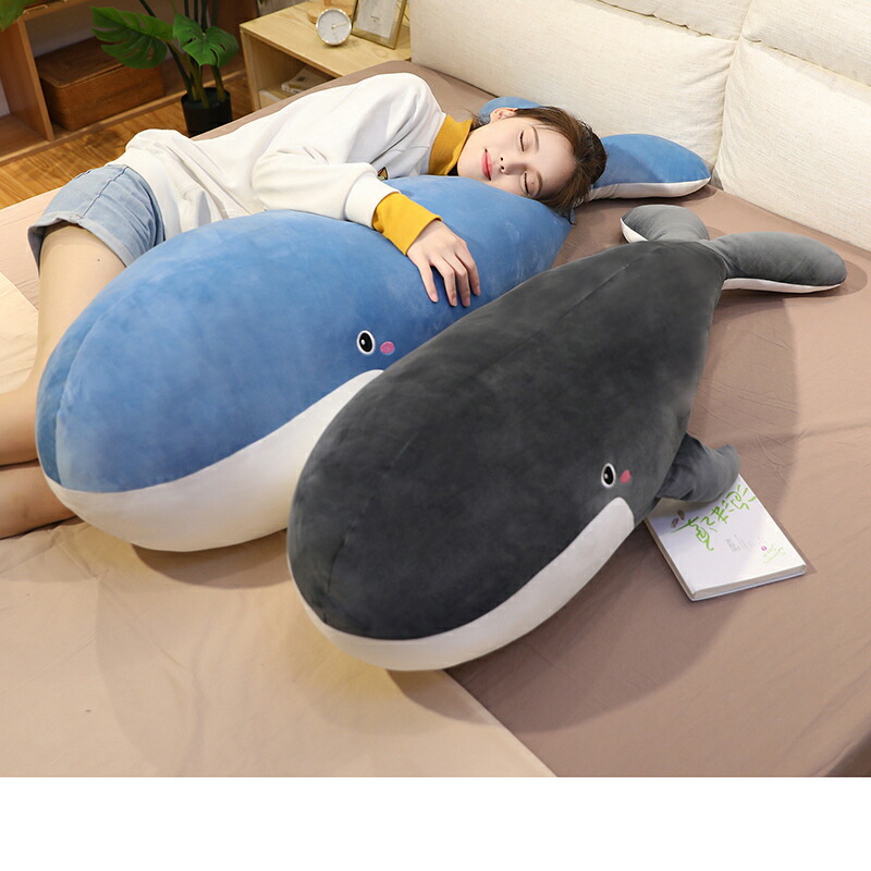 楽天市場】【送料無料】巨大 クジラ ぬいぐるみ 全長約110cm