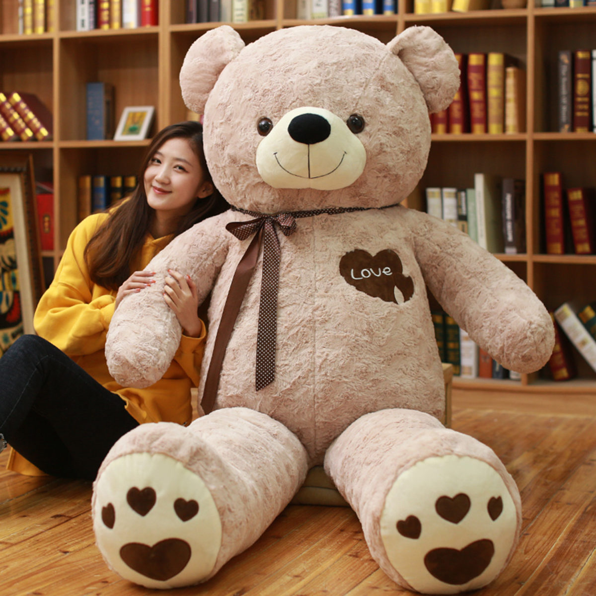 「165cm」テディベア 特大 クマのぬいぐるみ 大きいぬいぐるみ くま 抱き枕 かわいい 熊 手触りふわふわ 癒し インテリア 全長165cm 3色選択可能 roystyle 「125cm」テディベア 特大 クマのぬいぐるみ 大きいぬいぐるみ くま 抱き枕 かわいい 熊 手触りふわふわ 癒し インテリア 全長125cm 3色選択可能