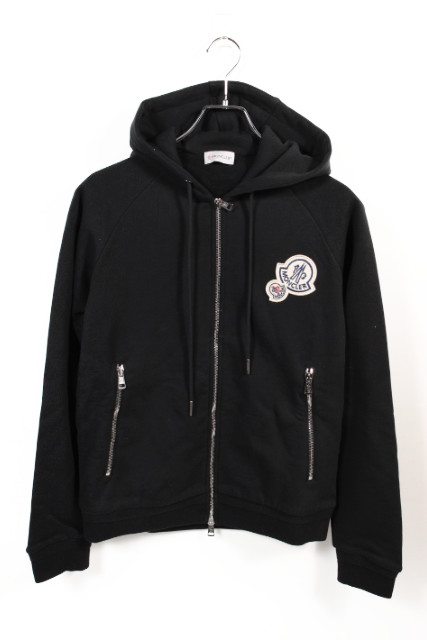 mens moncler zip up hoodie