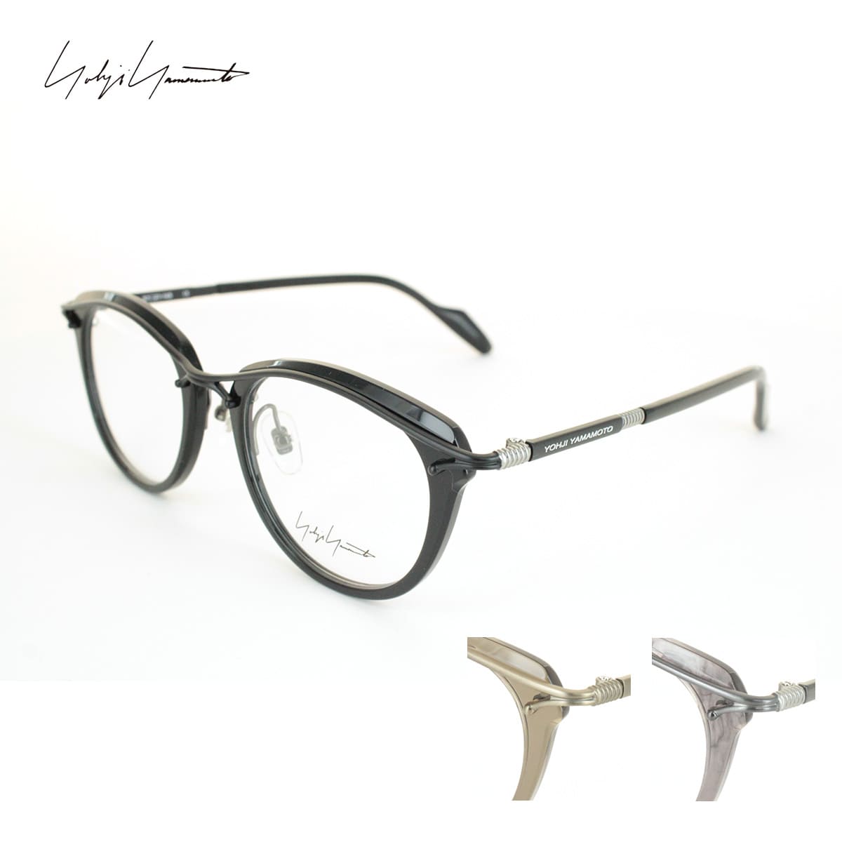 メガネフレーム YohjiYamamoto 19-0108 51サイズ ヨウジヤマモト フルリム ウェリントン 眼鏡 フレーム メンズ レディース 男性用 女性用 日本製 おしゃれ 送料無料 アイワン秋葉原|RPGeyewear秋葉原