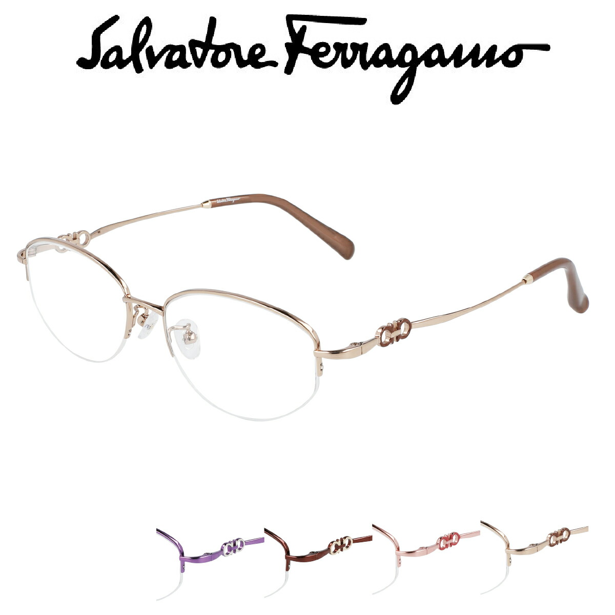 フェラガモ メガネ フレーム SF2558A 53サイズ メンズ レディース 男性用 女性用 FERRAGAMO 国内正規品 518 603 664 688 送料無料 母の日 アイワン秋葉原｜RPGeyewear秋葉原