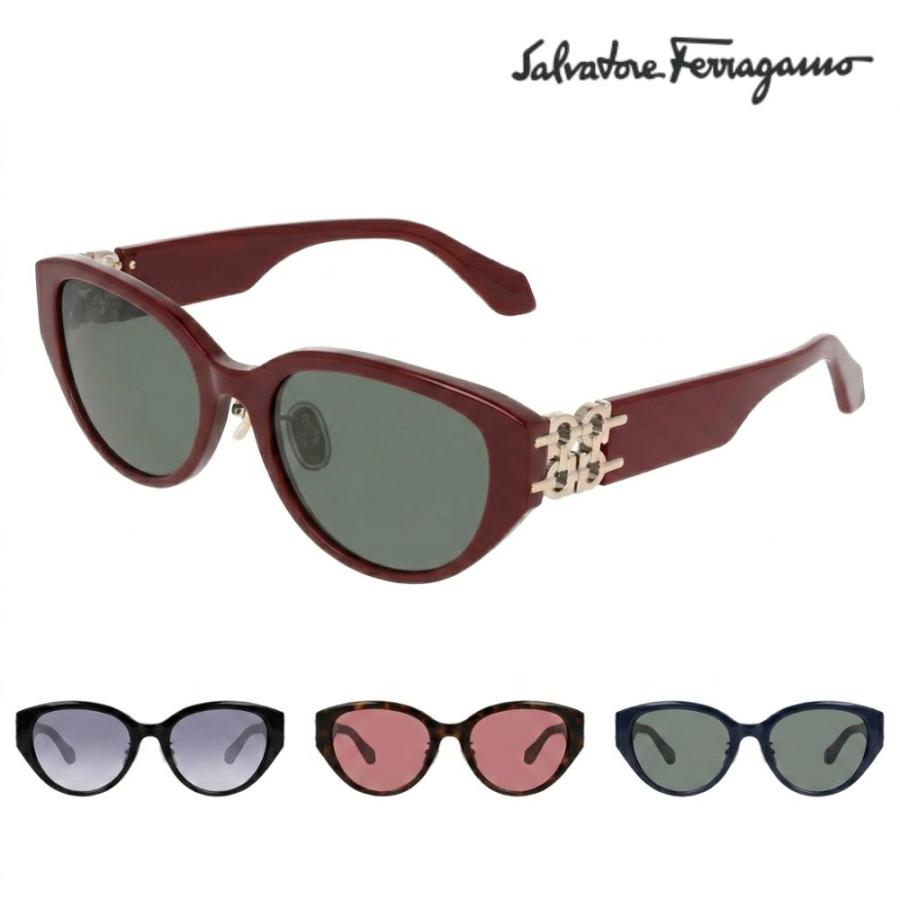 フェラガモ FERRAGAMO サルバトーレフェラガモ サングラス SF2090SELB ダブルガンチーニ オーバルシェイプ キャットアイ UVカット イタリア 専用ケース Salvatore Ferragamo おしゃれ 送料無料 母の日 アイワン秋葉原｜RPGeyewear秋葉原