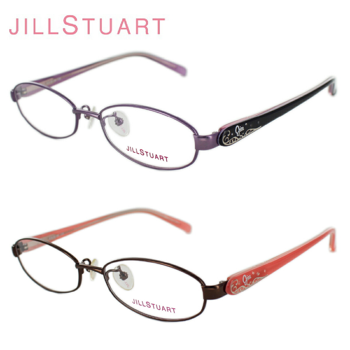 ジルスチュアート メガネ フレーム 05-0186 公式 JILL STUART フェミニン キュート オシャレ 丈夫 軽い 快適 かけ心地 抜群 質感 綺麗 大人女性 贈り物 ギフト 母の日 プレゼント レディース 度付き対応 ファッション 普段使い おしゃれ アイワン秋葉原 国内正規品 試着可