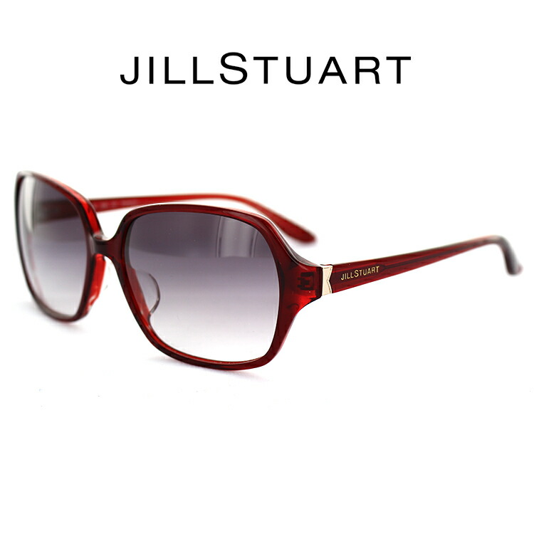 ジルスチュアート サングラス レディース ラウンド レッド クリアラメ SG06-0588 57 JILL STUART UV(紫外線）カットレンズ フェミニン 母の日 アイワン秋葉原