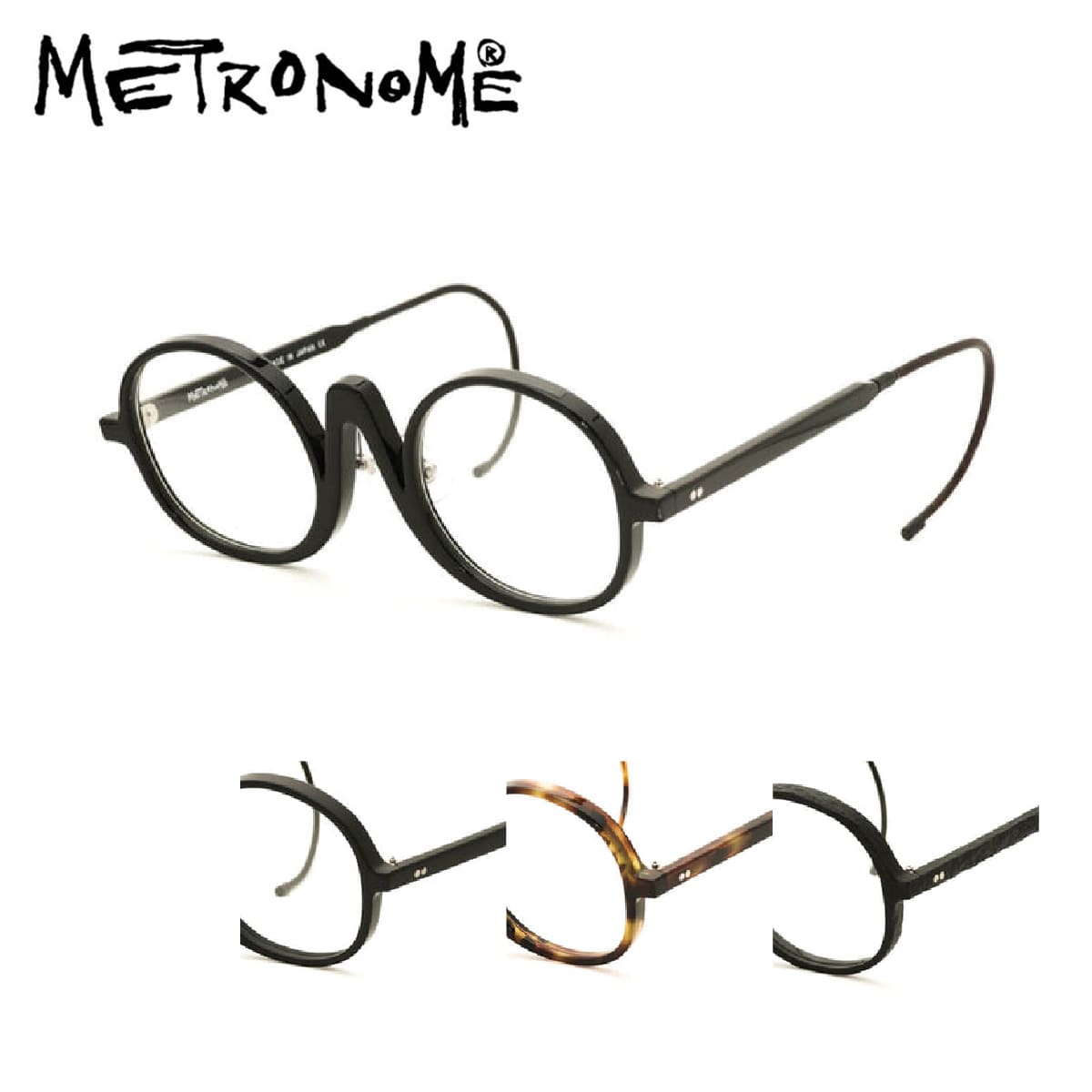 サングラス メトロノーム デザイン Since Yesterday [METRONOME] MTDR-1901 49サイズ 昨日から めがね メガネ 眼鏡 フレーム 調光レンズ ケーブルテンプル 縄手巻き クリングス チタン 送料無料 母の日 アイワン秋葉原