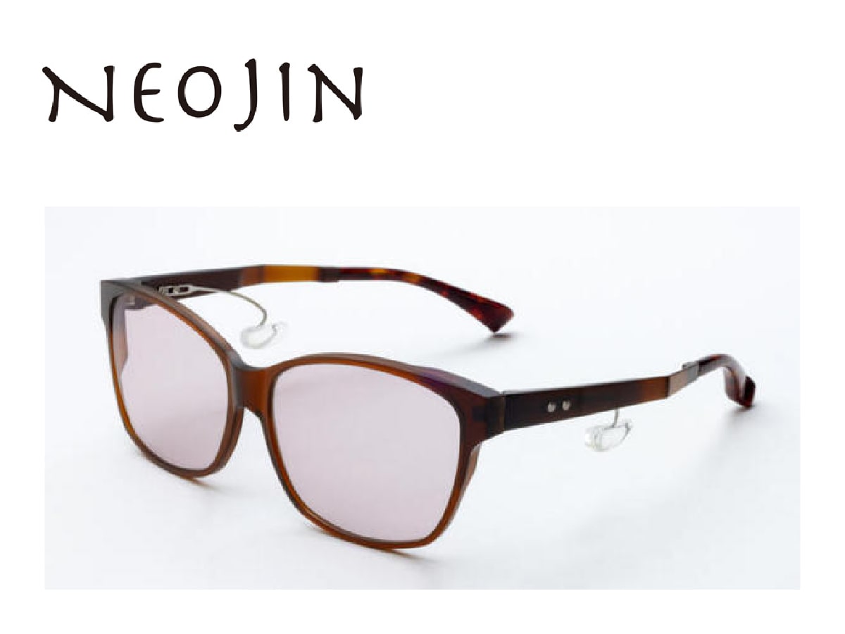ネオジン サングラス おしゃれ NJ9001 NEOJIN 鼻パッドがない 跡がつかない 化粧が落ちない レディース 　サングラス 58サイズ 鼻の手術後 施術後 整形後 国内正規品 母の日 アイワン秋葉原