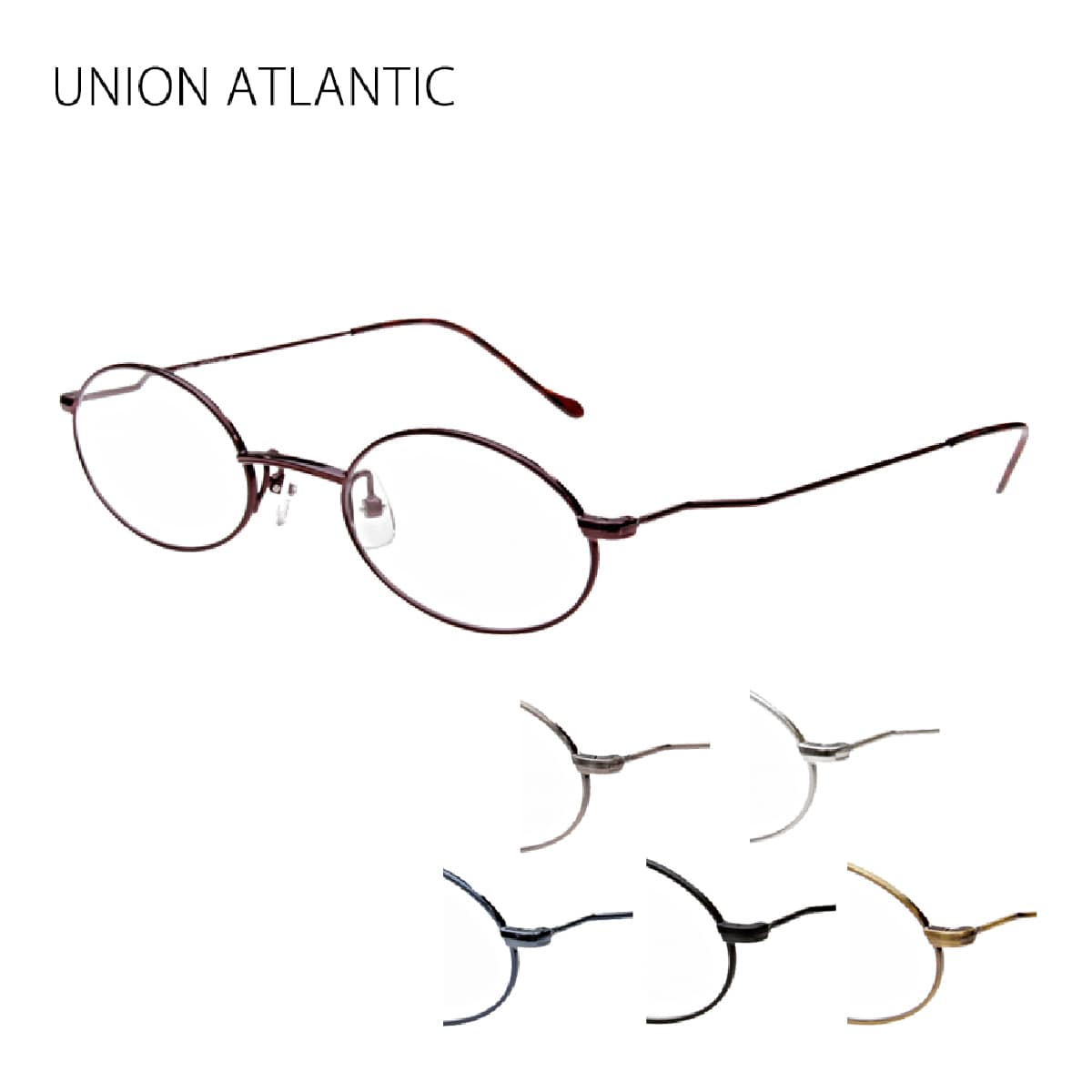 眼鏡 屋台骨 単位労働組合 アトランティック UNION ATLANTIC UA3600 46大いさ 笑福亭鶴瓶 愛用 模範例 オーバル チタン たわい無い 日本製 鯖江 メガネ マイコン眼鏡 遠近両用 近眼 乱視 入れもの付き添い人 メンズ レディース ユニ一発やる アイワン秋葉原 国内置き目品 試着可 バッグ・小物・ブランド雑貨-眼鏡・サングラス