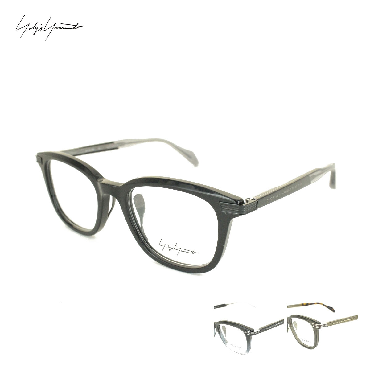 メガネフレーム YohjiYamamoto 19-0101 51サイズ ヨウジヤマモト フルリム ウェリントン 眼鏡 フレーム メンズ レディース 男性用 女性用 日本製 おしゃれ 送料無料 アイワン秋葉原