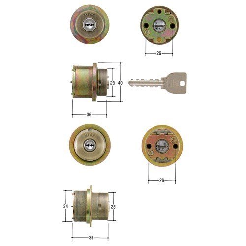 豪華 Miwa 美和ロック 取替用シリンダー Mcy 463 2個同一 Rakuten Alfalamanki Com