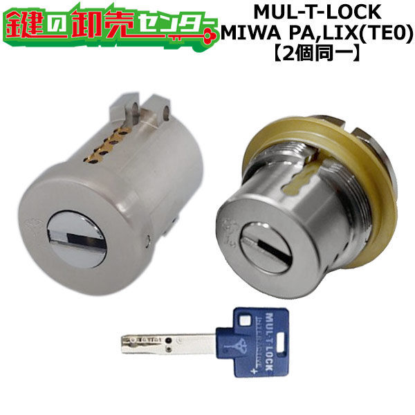 【オプション選りわける能力のある商いもの】【しろがね色色】MUL-T-LOCK PA(PG DA)/LIX(TE0)用 部屋の入り口 鍵(カギ) 取り替えっこ 取替え円柱・2個区別不能足懸かり仕掛ける 標準尺度足懸かり3本付き添い人鍵(カギ) 取替 取り替えっこ
