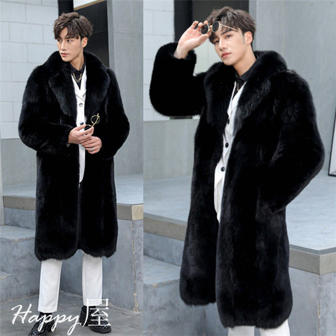 美品　最高級毛皮 ミドル丈コート　リアルファー　大きいサイズ　ブラック　13号 ファーコート レディース 毛皮コート ミンク レディースファー