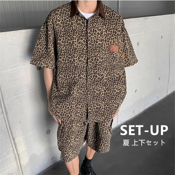 楽天市場】上下セット メンズ 夏 軽量 セットアップ 半袖 上下