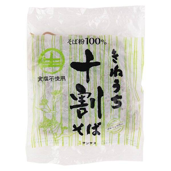 十割そば 150g 36袋 きねうち麺 そば粉100% 蕎麦 サンサス商事 送料無料 業務用 飲食店 ホテル レストラン 父の日 お歳暮 御歳暮 年越しそば 年越し蕎麦｜業務用食品問屋アールズ