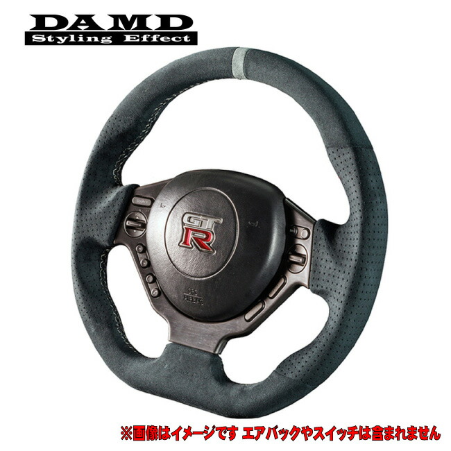 Taisukeです。GT-R ブラック ステアリング 楽天市場】【M's】日産 R35 GT-R 前期型 (2007/12-2011/11) DAMD