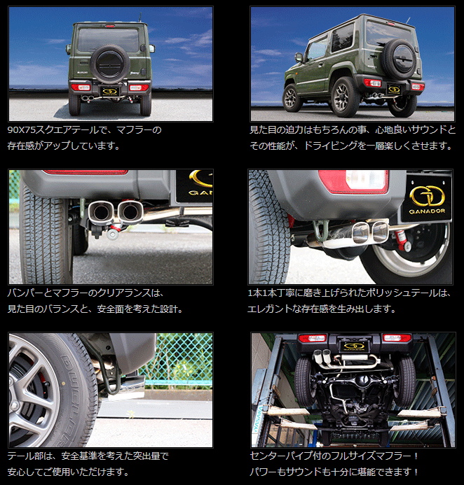 スズキ ジムニー 型ウエディング 3ba Jb64w 年代式 H30 7 エンジン格好 R06a 位地 Xc Xl Xg おのおのセーフティ助け可 4at 5mt 胴中パイプ果報 尾 85 輪 左方計2元出 ポリッシュテール ガナドールマフラー 品番 Gde158 Arcprimarycare Co Uk