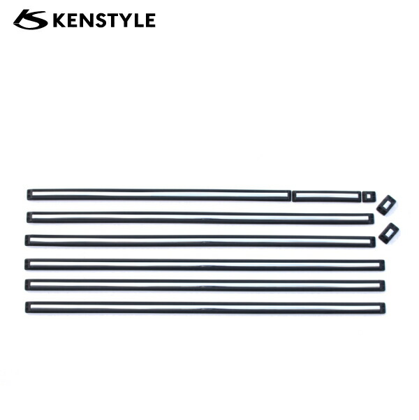 【 ジムニーシエラ 型式 JB74W 年式 H30/7- 】 ケンスタイル KENSTYLE 【 Dライナー 車種専用サイドメッキモール 1台分セット 】≪ 全10ピース構造 モール幅:30mm モール厚み:10mm モールベース部:TPO樹脂 コーナーピース部:ポリウレタン樹脂 ≫ 17,094円