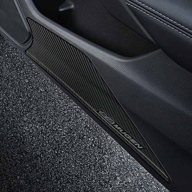 新品未使用、無限FL5シビックタイプR 用スカッフプレート、カーボン調ブラック 新品未使用、無限FL5シビックタイプR 用スカッフプレート、カーボン調