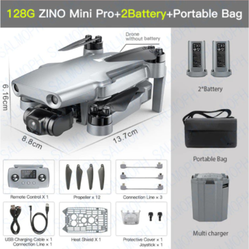 上位モデル】ZINO mini PRO 【バッテリー2本付き+バッグ】人気-