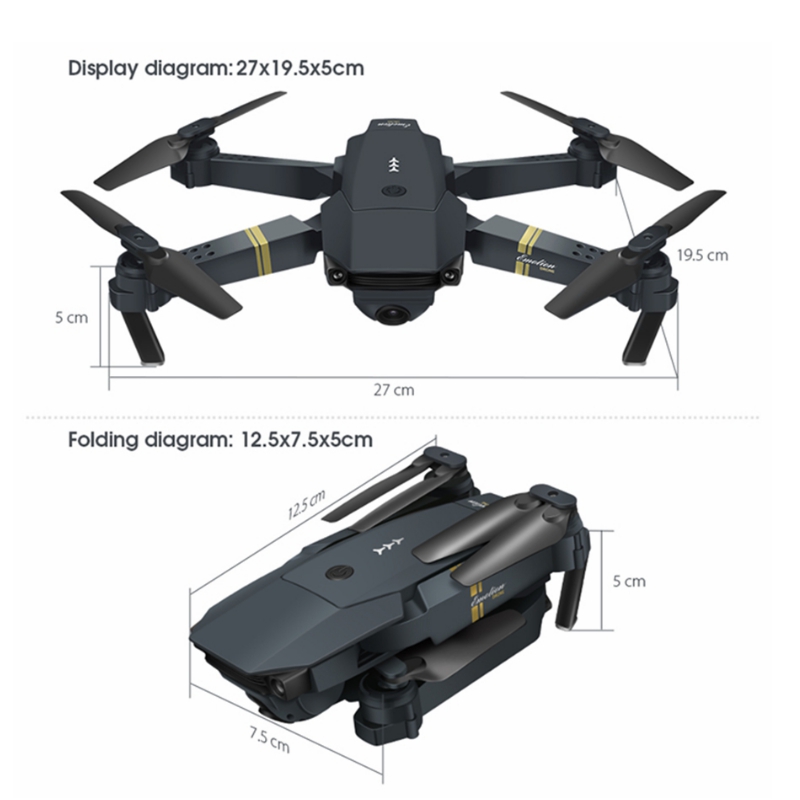 1080P カメラ 最上級モデルDrone E58 （VISUO X GW8807 (JY019) カメラ