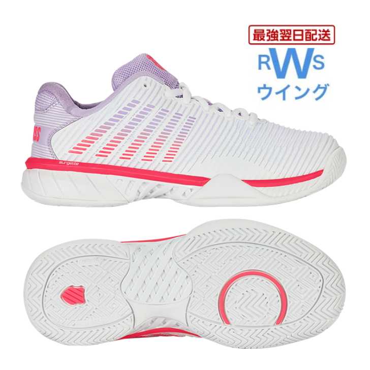 ケースイス レディース ハイパーコート エクスプレス 2 HYPERCOURT EXPRESS 2 テニスシューズ オールコートモデル ホワイト 白 パープル 紫 送料無料 K･SWISS KS96613182 KS96613593 楽天市場】ケースイス レディース ハイパーコート エクスプレス 2