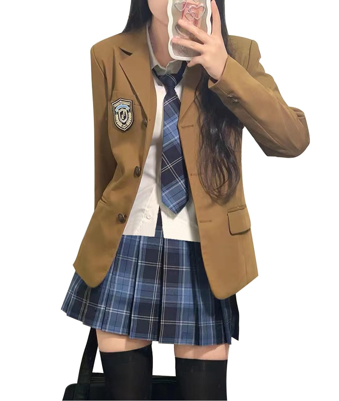 コスプレ 制服 ブレザー 女子高校生 jk 制服5点セット 女子高生 制服 スカート シャツ ネクタイ バッジ コスプレ 学生服 セーラー服 スクール 高校生制服 入学式 卒業式 学園祭 文化祭 パーティ｜Ｒ&rsquo;ｓ ｚａｋｋａ