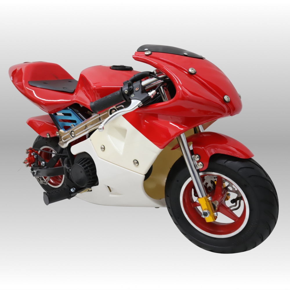 楽天市場 ポケバイ Cr Pbr01 50cc エンジンgp赤白カラーモデルポケットバイク格安消耗部品 ｒｓｂｏｘ