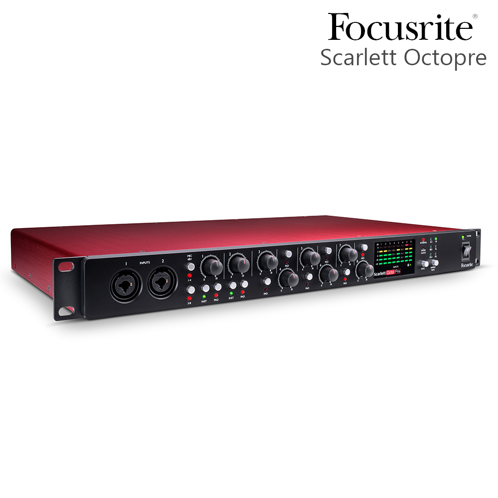 2022年のクリスマス Focusrite Scarlett Octopre ADAT搭載オーディオ