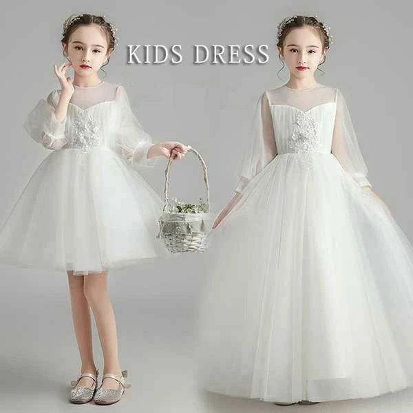 キッズ ドレス 子供服 キッズ服 キッズドレス ピアノ 発表会 結婚式 ワンピース 女の子 子供 プリンセスライン フォーマルドレス パーテ｜RSDSHOP