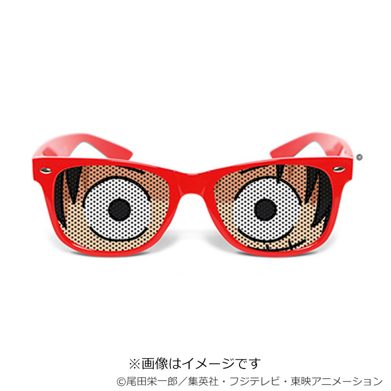 楽天市場 アニメ オフィシャルグッズ ワンピース Nunettes ヌネット ファッションサングラス ルフィ フジテレビｅショップ楽天市場店