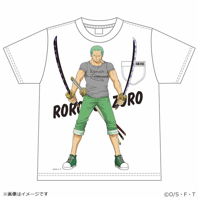 楽天市場 フジテレビ限定 ワンピース 感染予防メッセージ ｔシャツ ゾロ フジテレビｅショップ楽天市場店