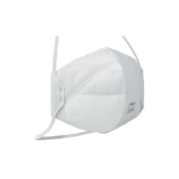DD02-N95-2K （#30370） 1袋10枚入 NIOSH規格 N95合格品 DS2同等品 3つの機能でもれ(漏れ)なく安全 立体構造をしっかりキープ ぴったり密着 二つ折り 備蓄・携帯に PM2.5対策 感染症対策 粉剤農薬散布 火山灰 黄砂 花粉 ハウスダスト災害等 シゲマツ