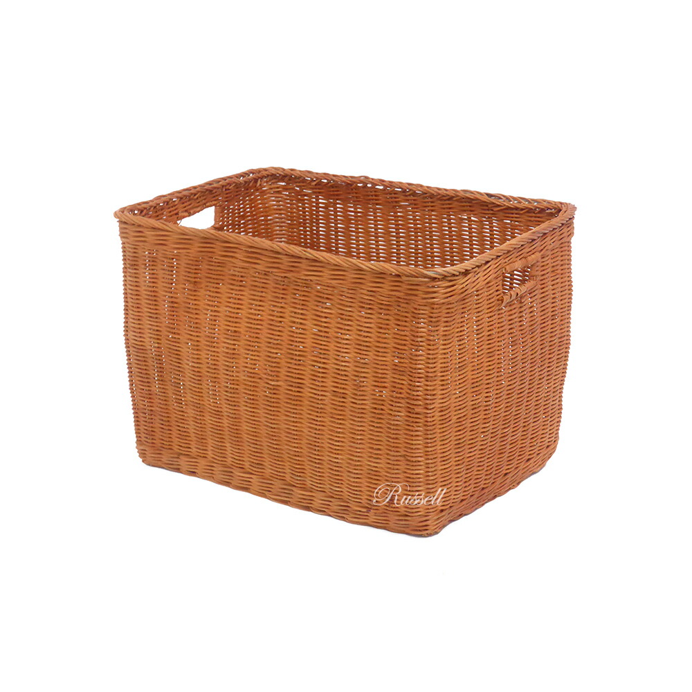 楽天市場】ラッセル 収納ボックス No.2006 ふた付きかごバスケット