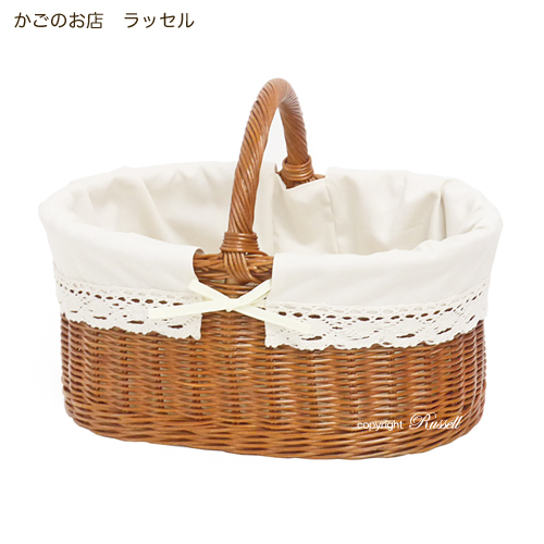 楽天市場】品番3030 ハート型のピクニックバスケット 【かごのお店