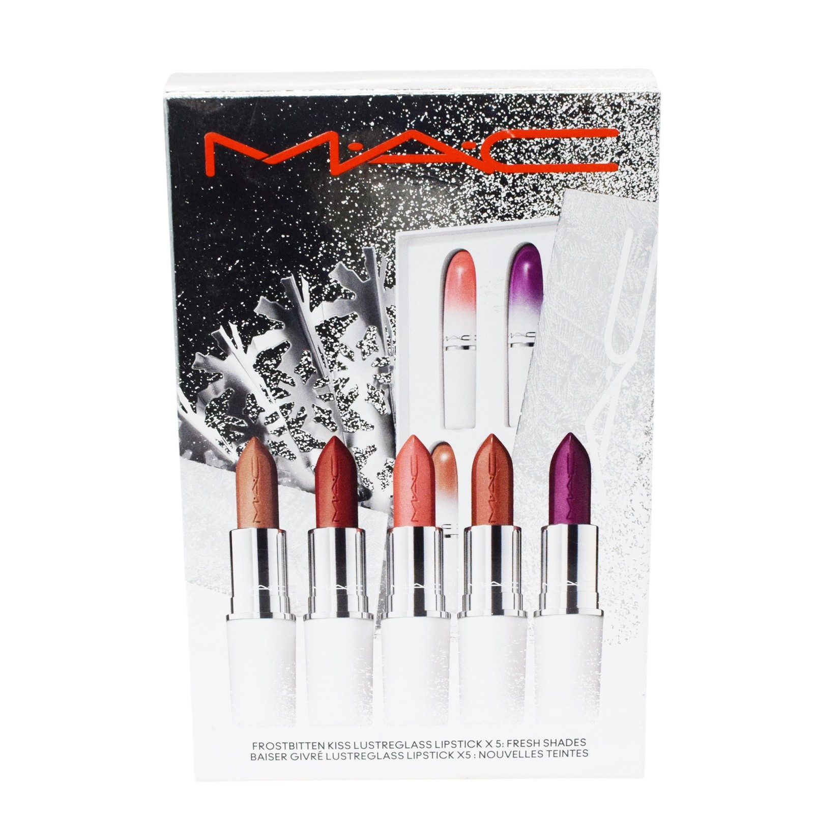 【中古・開封済み未当てはめる】【MAC】マックj フロストビトゥン 口付け ラスターガラス 棒紅 5個仕かける コスメ USED-SS【リサイクルマート秩父店】r264-1200164905801587